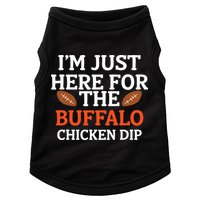 I'm Just Here For The Buffalo Chicken Dip Funny Design Doggie Tank