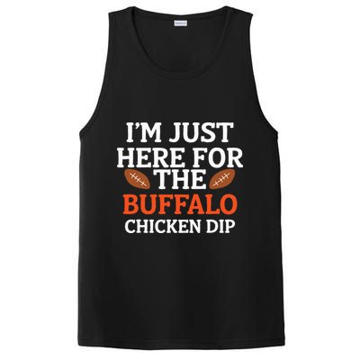 I'm Just Here For The Buffalo Chicken Dip Funny Design PosiCharge Competitor Tank