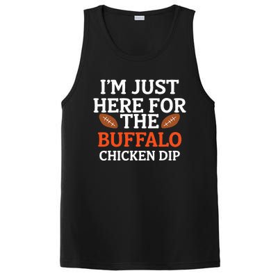 I'm Just Here For The Buffalo Chicken Dip Funny Design PosiCharge Competitor Tank