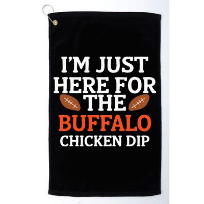 I'm Just Here For The Buffalo Chicken Dip Funny Design Golf Towel