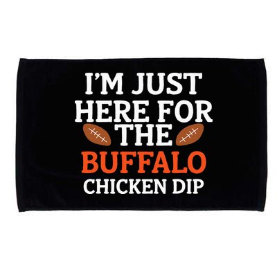 I'm Just Here For The Buffalo Chicken Dip Funny Design Microfiber Hand Towel