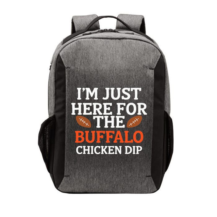 I'm Just Here For The Buffalo Chicken Dip Funny Design Vector Backpack