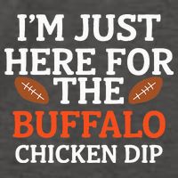 I'm Just Here For The Buffalo Chicken Dip Funny Design Vector Backpack