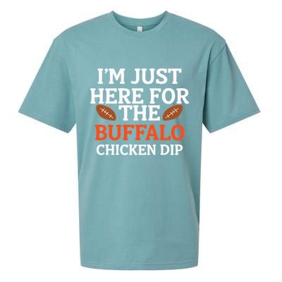 I'm Just Here For The Buffalo Chicken Dip Funny Design Sueded Cloud Jersey T-Shirt