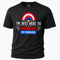 I'm Just Here To Embarrass My Daughter Cooling Performance Crew T-Shirt