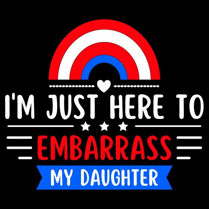 I'm Just Here To Embarrass My Daughter Cooling Performance Crew T-Shirt