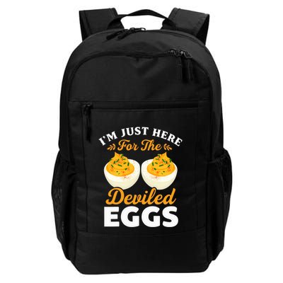 IM Just Here For The Deviled Eggs Daily Commute Backpack