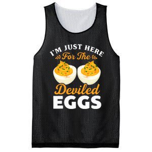 IM Just Here For The Deviled Eggs Mesh Reversible Basketball Jersey Tank