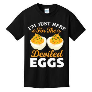 IM Just Here For The Deviled Eggs Kids T-Shirt