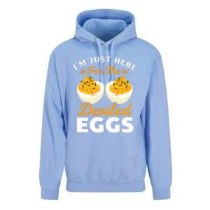 IM Just Here For The Deviled Eggs Unisex Surf Hoodie