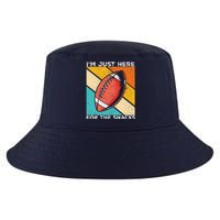 I'm Just Here For The Snacks Funny American Football Sport Cool Comfort Performance Bucket Hat