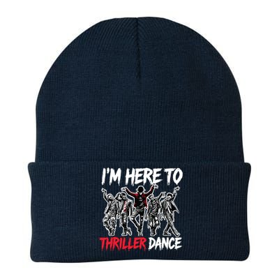 IM Just Here To Thriller Dance Funny Halloween Zombie Party Knit Cap Winter Beanie