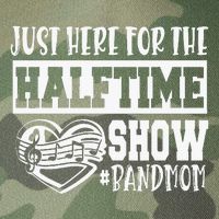 IM Just Here For The Halftime Show Band Mom Funny Legacy Tie Dye Trucker Hat