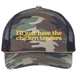 I’ll Just Have The Chicken Tenders Retro Rope Trucker Hat Cap