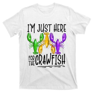 I'm Just Here For The Crawfish Funny Shrimp Seafood T-Shirt