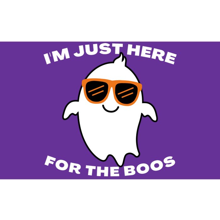 Im Just Here For The Boos Ghost Funny Halloween Bumper Sticker