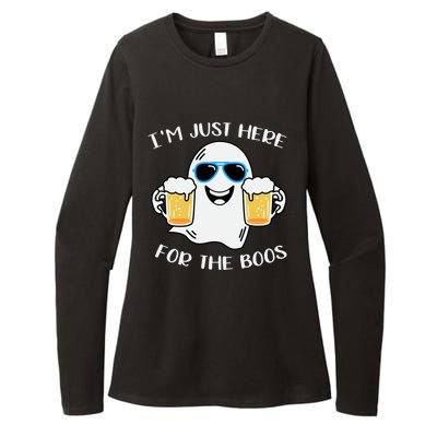 I’M Just Here For The Boos Costume Funny Halloween Meaningful Gift Womens CVC Long Sleeve Shirt