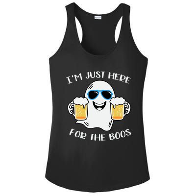 I’M Just Here For The Boos Costume Funny Halloween Meaningful Gift Ladies PosiCharge Competitor Racerback Tank