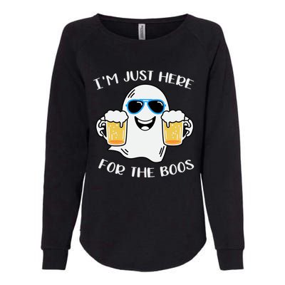 I’M Just Here For The Boos Costume Funny Halloween Meaningful Gift Womens California Wash Sweatshirt