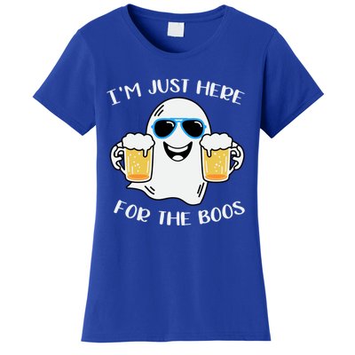 I’M Just Here For The Boos Costume Funny Halloween Meaningful Gift Women's T-Shirt