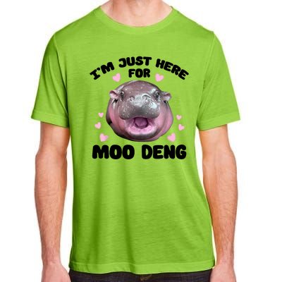 IM Just Here For The Moo Deng Adult ChromaSoft Performance T-Shirt