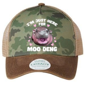 IM Just Here For The Moo Deng Legacy Tie Dye Trucker Hat