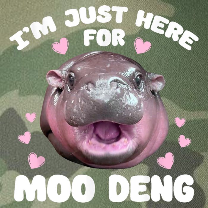 IM Just Here For The Moo Deng Legacy Tie Dye Trucker Hat