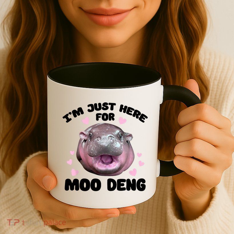 IM Just Here For The Moo Deng Mug