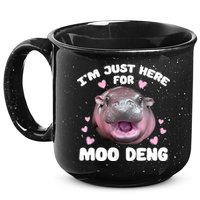 IM Just Here For The Moo Deng 15oz Campfire Ceramic Mug