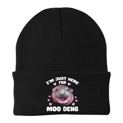 IM Just Here For The Moo Deng Beanie
