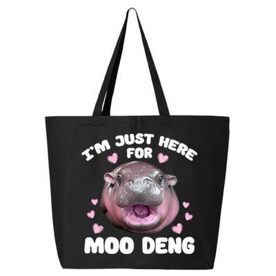 IM Just Here For The Moo Deng 25L Jumbo Tote