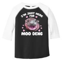 IM Just Here For The Moo Deng Toddler Fine Jersey T-Shirt