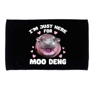 IM Just Here For The Moo Deng Microfiber Hand Towel