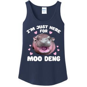 IM Just Here For The Moo Deng Ladies Essential Tank