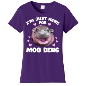 IM Just Here For The Moo Deng Women's T-Shirt