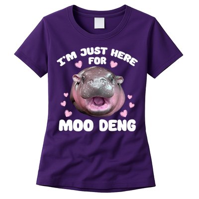 IM Just Here For The Moo Deng Women's T-Shirt