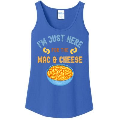 I'm Just Here For The Mac And Cheese Funny Food Humor Ladies Essential Tank