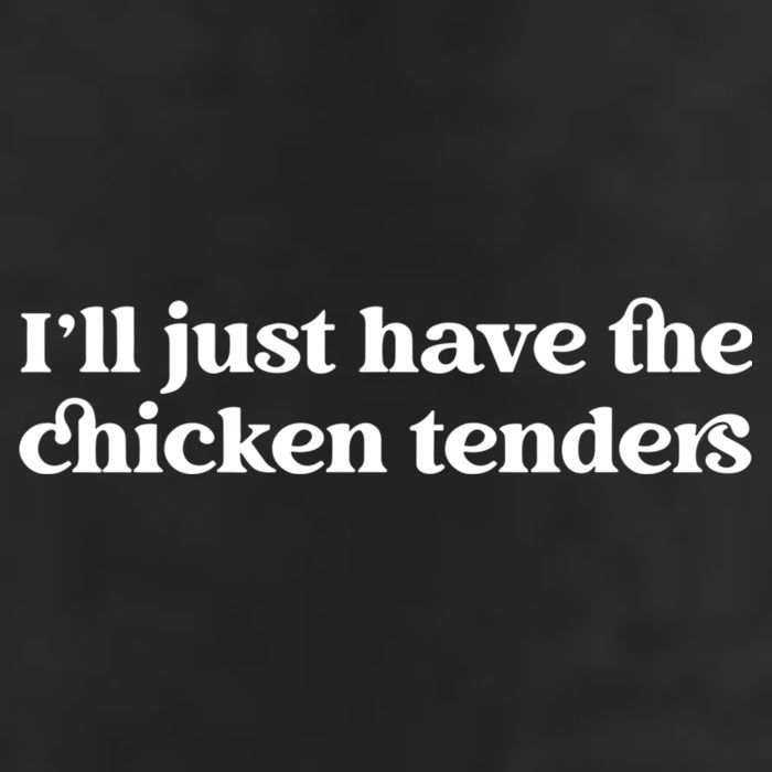 ILl Just Have The Chicken Tenders Christmas Chicken Nugget Adult Drive Performance Visor