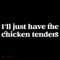 ILl Just Have The Chicken Tenders Christmas Chicken Nugget Kids T-Shirt