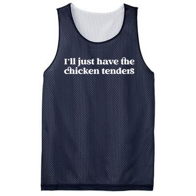 ILl Just Have The Chicken Tenders Christmas Chicken Nugget Mesh Reversible Basketball Jersey Tank