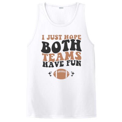 I just hope both teams have fun funny American football PosiCharge Competitor Tank