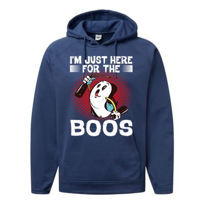 IM Just Here For The Boos Gift Performance Fleece Hoodie