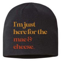 Im Just Here For The Mac And Cheese Thanksgiving Sustainable Beanie