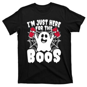 IM Just Here For The Boos Funny Halloween T-Shirt