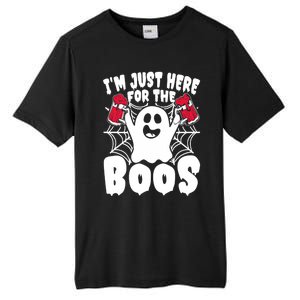 IM Just Here For The Boos Funny Halloween Tall Fusion ChromaSoft Performance T-Shirt