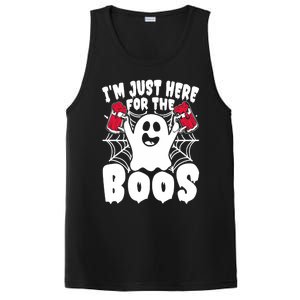 IM Just Here For The Boos Funny Halloween PosiCharge Competitor Tank