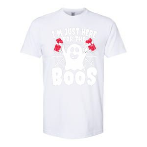 IM Just Here For The Boos Funny Halloween Softstyle CVC T-Shirt