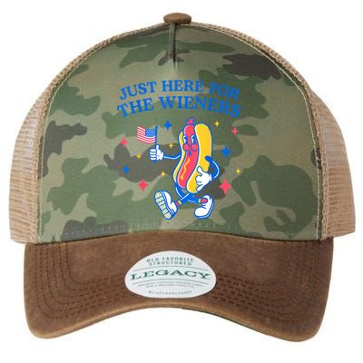Im Just Here For The Wieners 4th Of July Shirts Legacy Tie Dye Trucker Hat