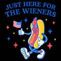 Im Just Here For The Wieners 4th Of July Shirts City Backpack