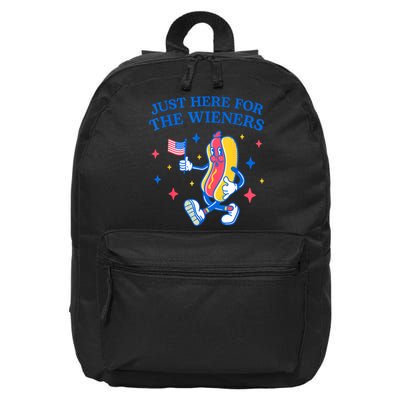 Im Just Here For The Wieners 4th Of July Shirts 16 in Basic Backpack